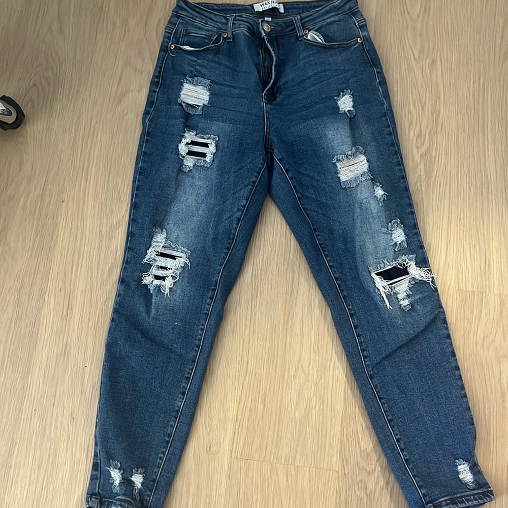 Junior women size 9 high waist jeans